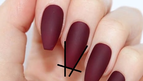 how to shape natural nails coffin